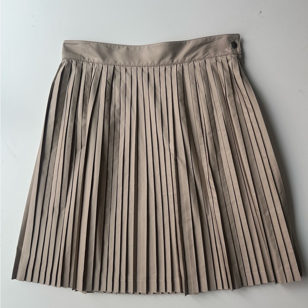 Dior Beige Pleated Circle Skirt